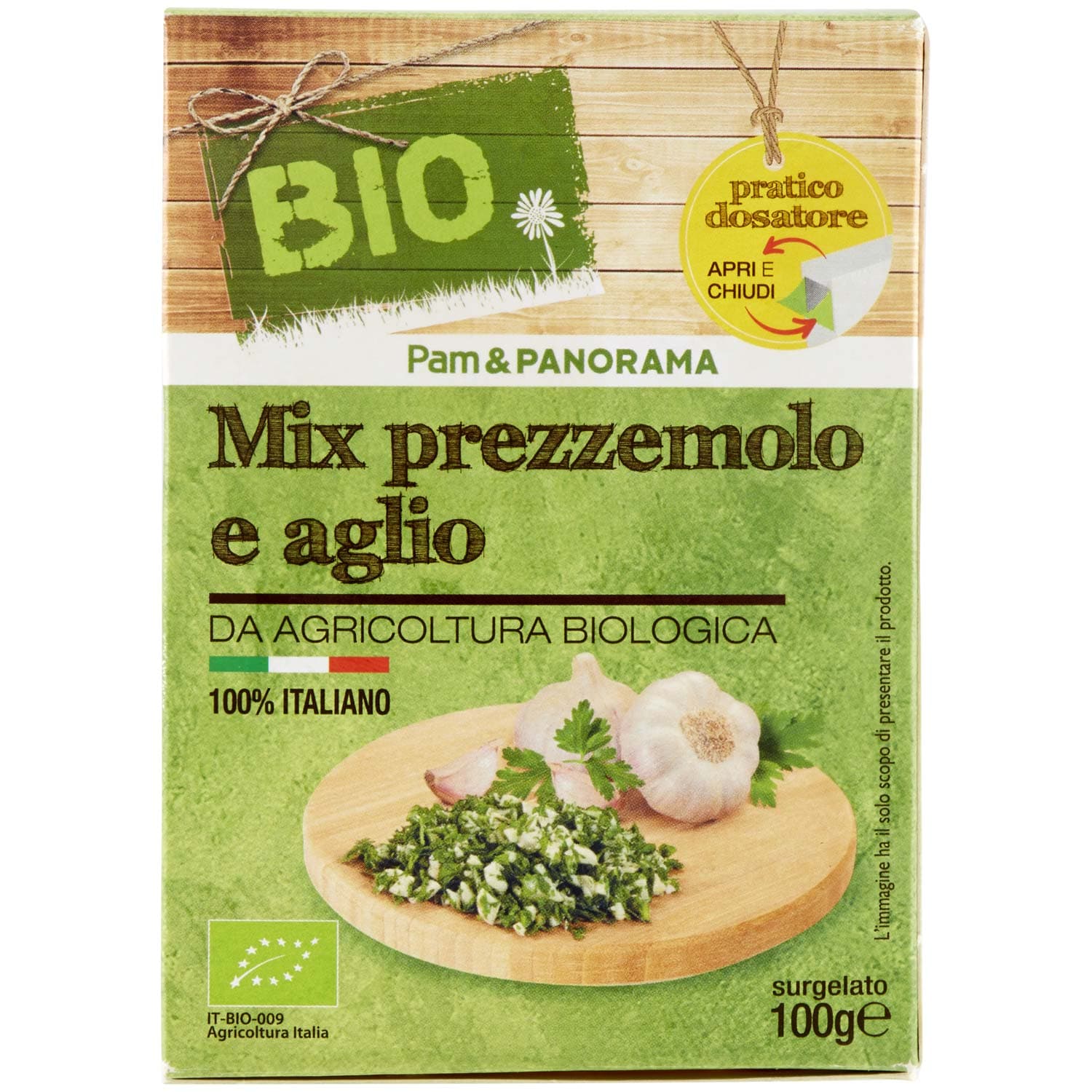 BIO Mix prezzemolo e aglio surgelato 100 g – immagine 3