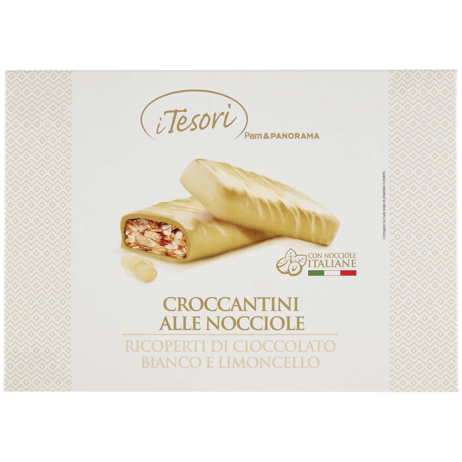 I TESORI Croccantini alle Nocciole Ricoperti di Cioccolato Bianco e Limoncello 200 g – immagine 3