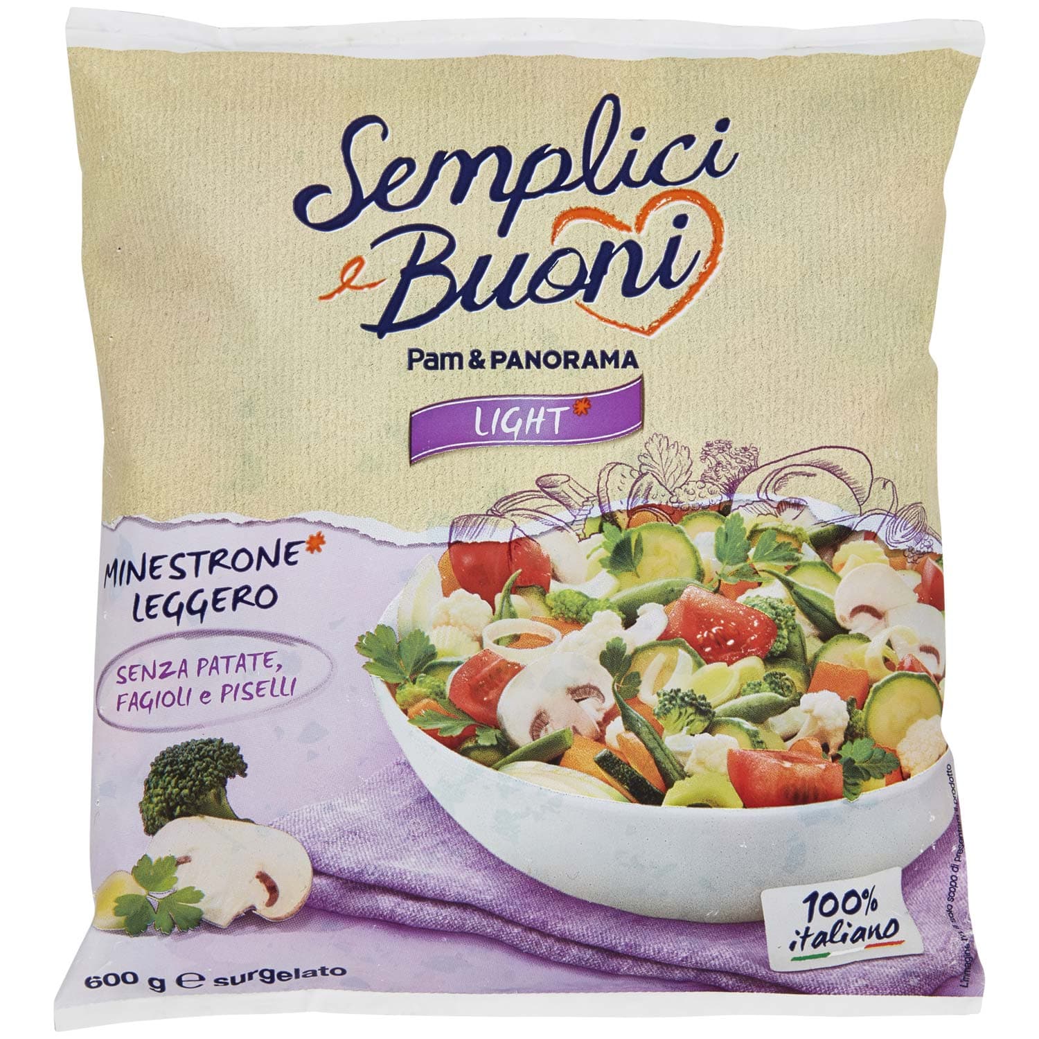 SEMPLICI E BUONI Light Minestrone Leggero* surgelato 600 g – immagine 3