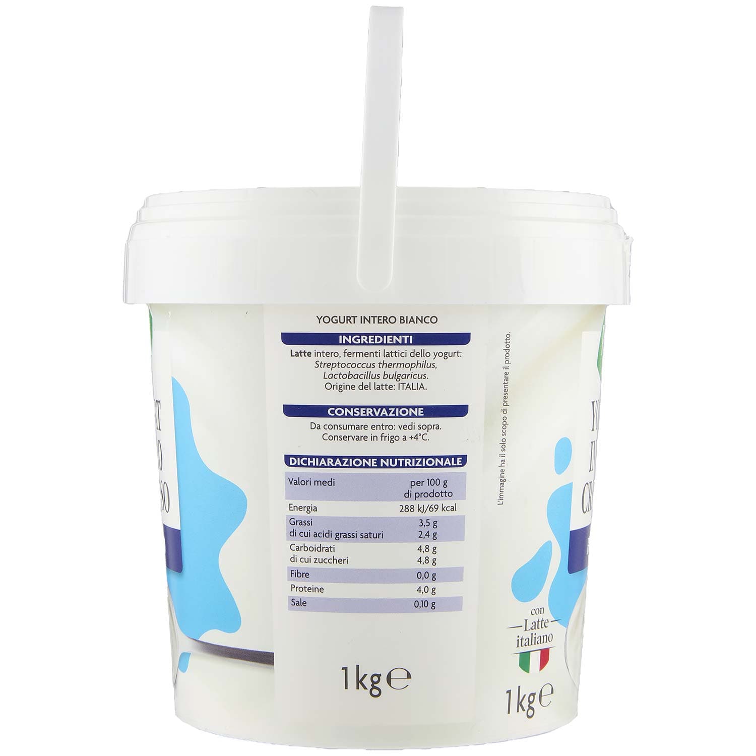 PAM Yogurt Intero Cremoso Bianco 1 kg – immagine 4