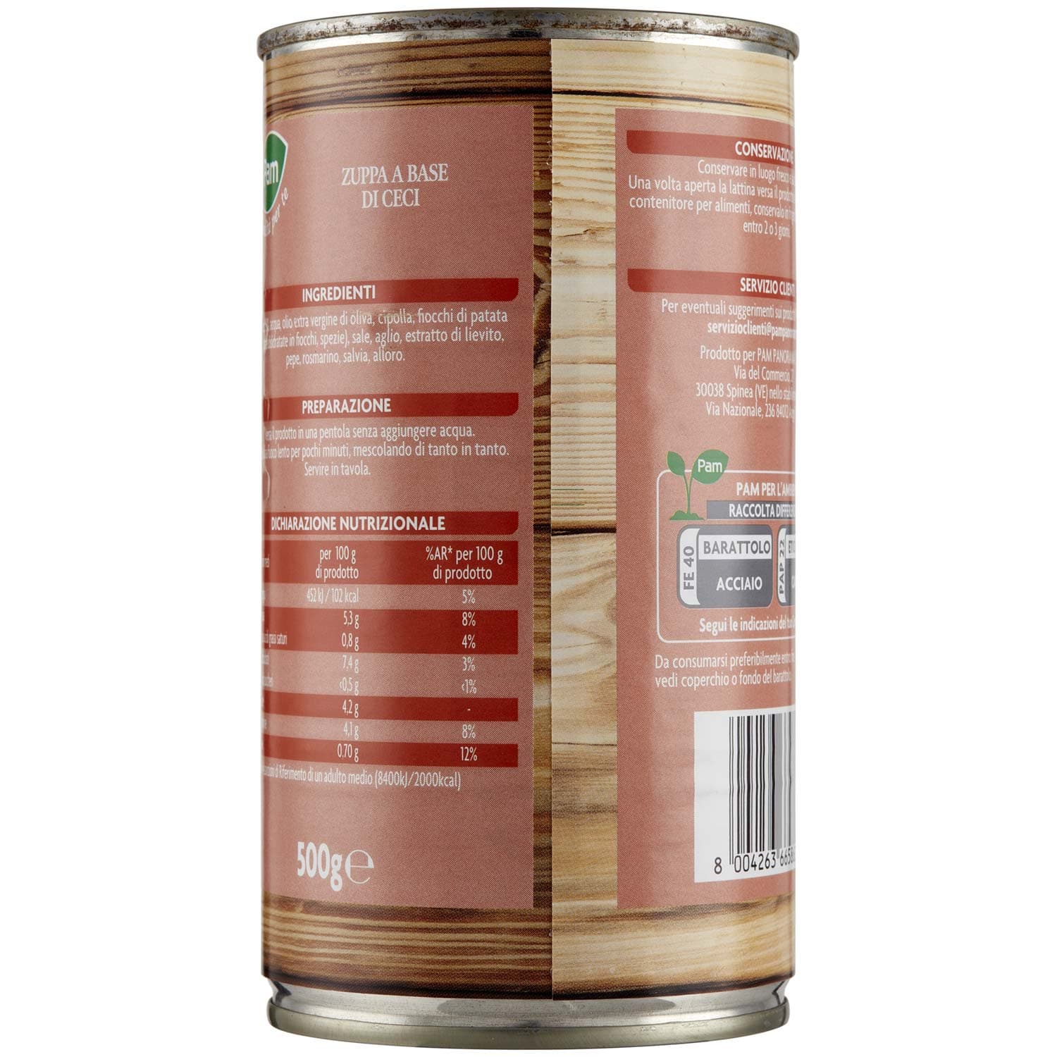 PAM PANORAMA Zuppa di Ceci 500 g – immagine 5