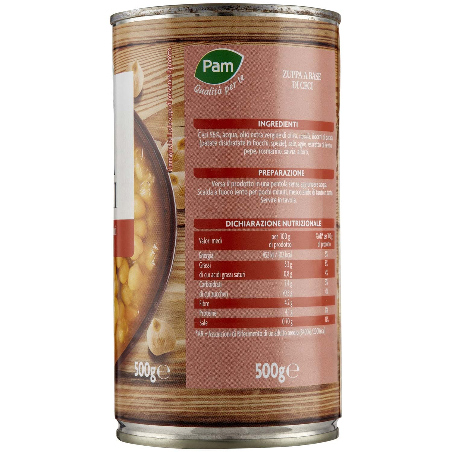 PAM PANORAMA Zuppa di Ceci 500 g – immagine 6