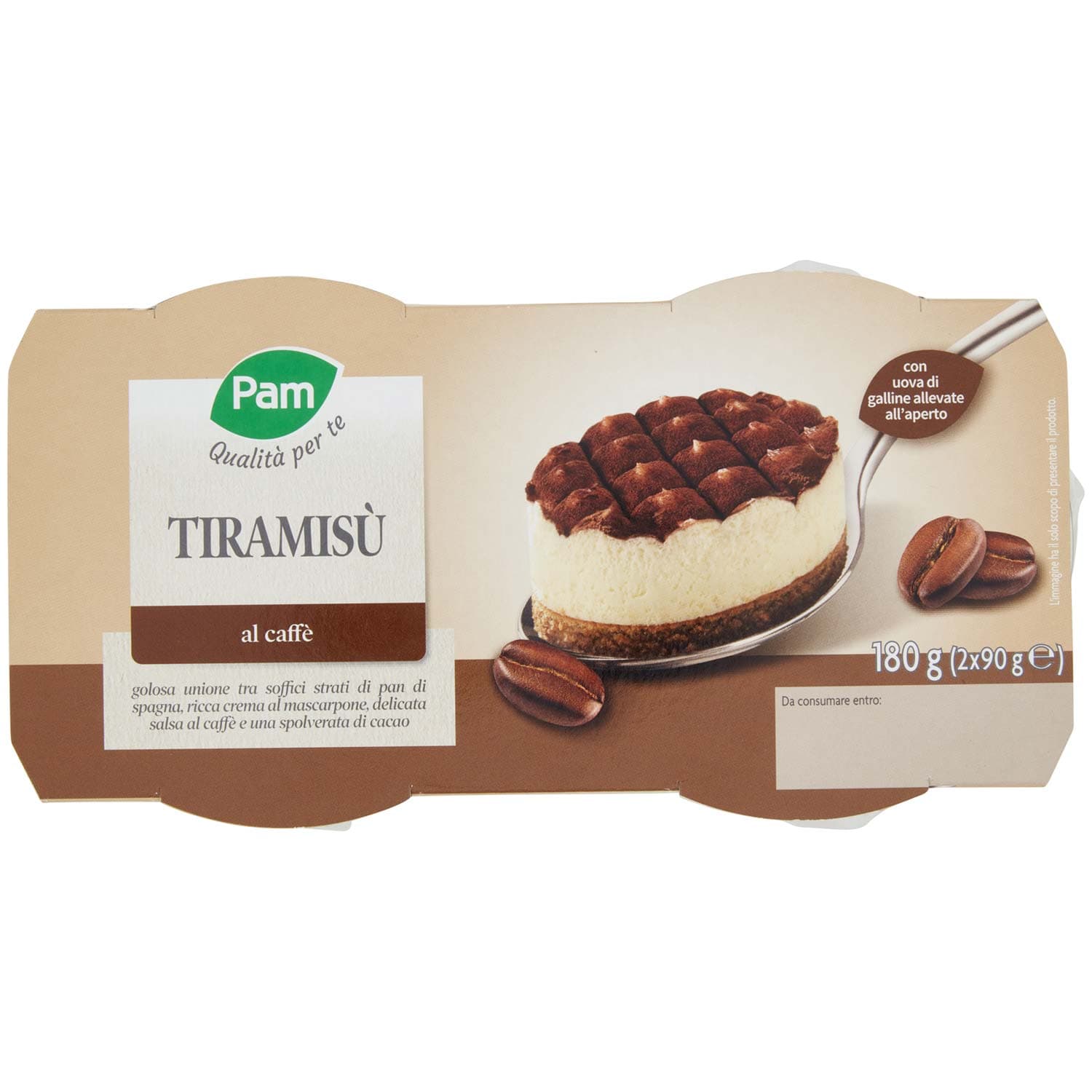 PAM Qualità per te Tiramisù al Caffè 2 x 90 g – immagine 3