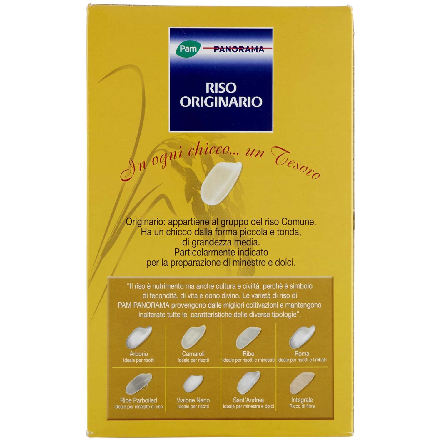PAM PANORAMA Riso Originario 1 kg – immagine 5
