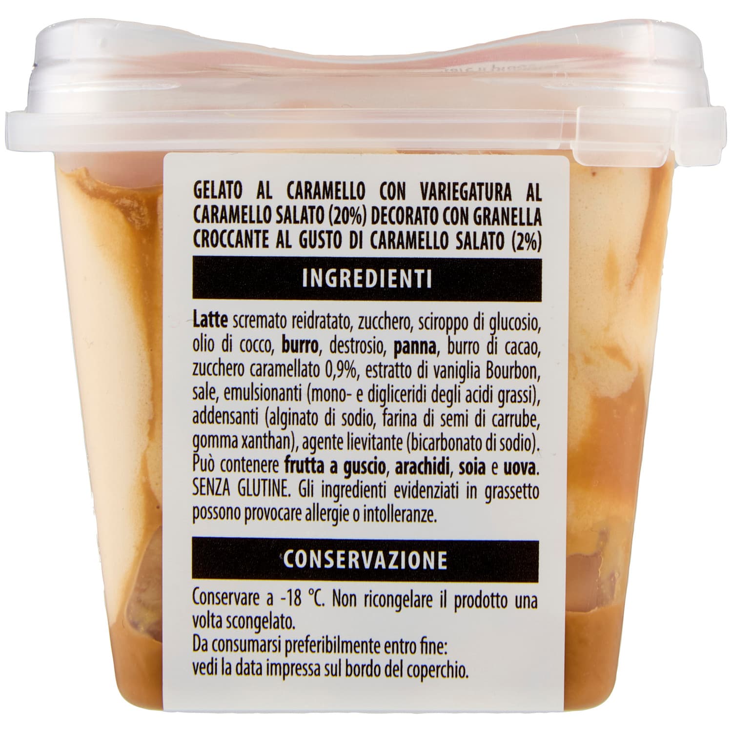TESORI DELL'ARCA Gelato Caramello Salato 80 g – immagine 6