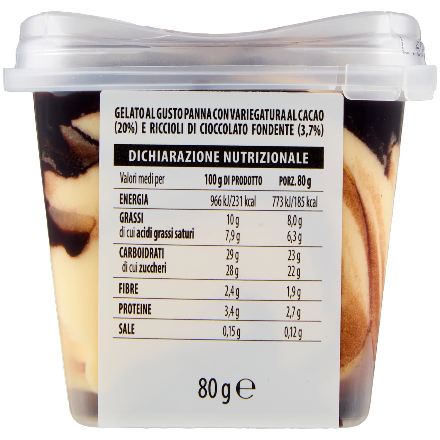 TESORI DELL'ARCA Affogato Cacao 80 g – immagine 4