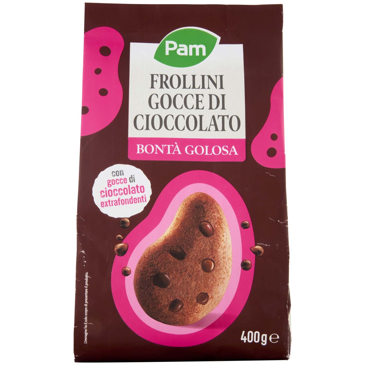 PAM Frollini Gocce di Cioccolato con gocce di cioccolato extrafondenti 400 g – immagine 3