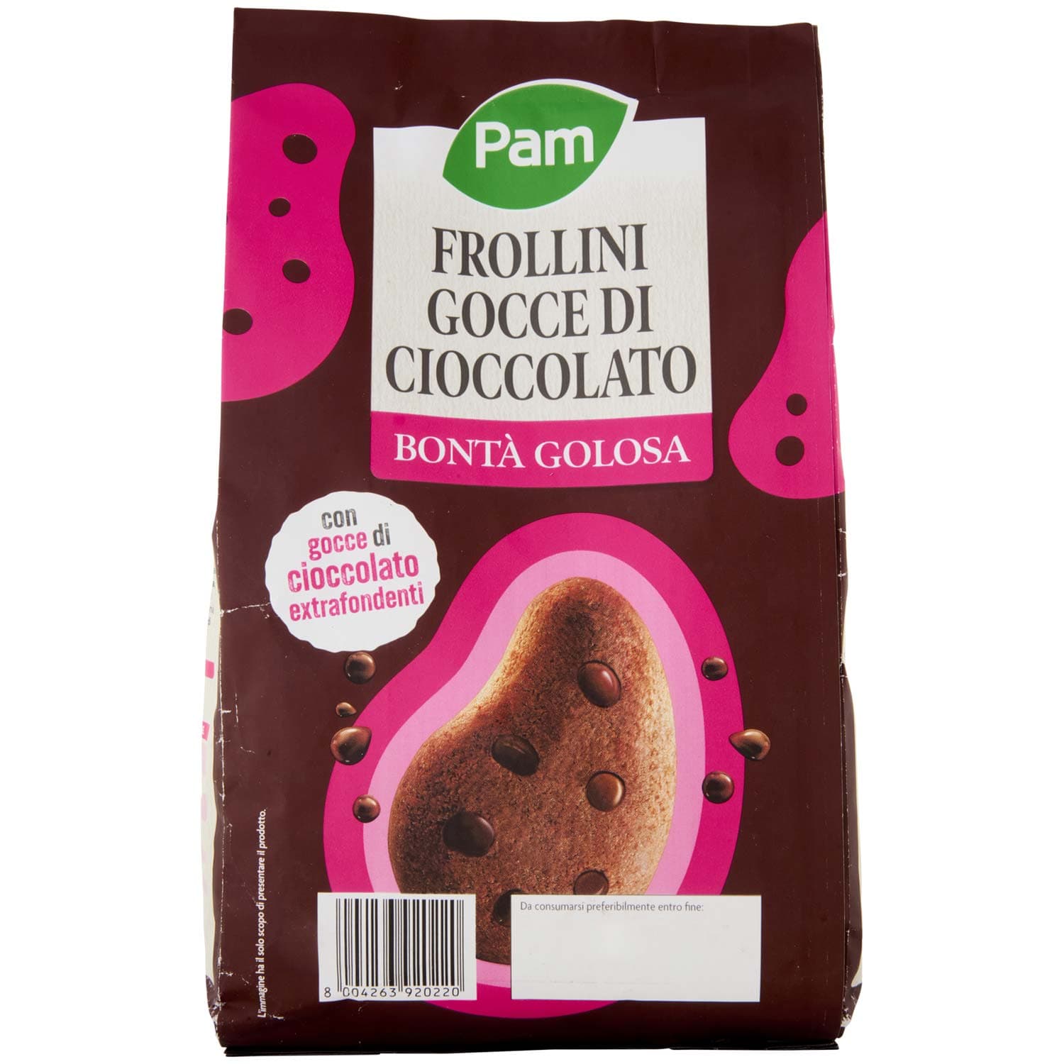 PAM Frollini Gocce di Cioccolato con gocce di cioccolato extrafondenti 400 g – immagine 5