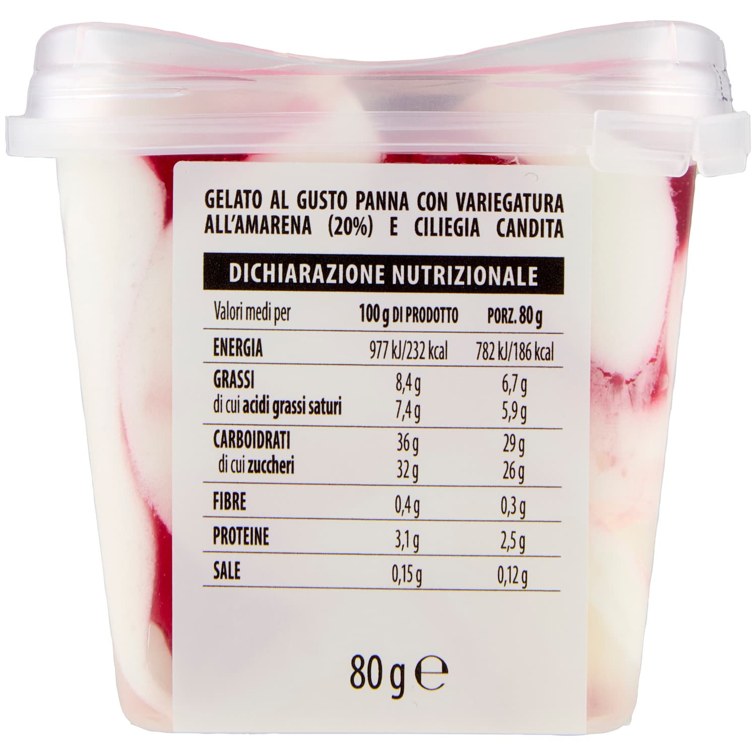 TESORI DELL'ARCA Affogato Amarena 80 g – immagine 4