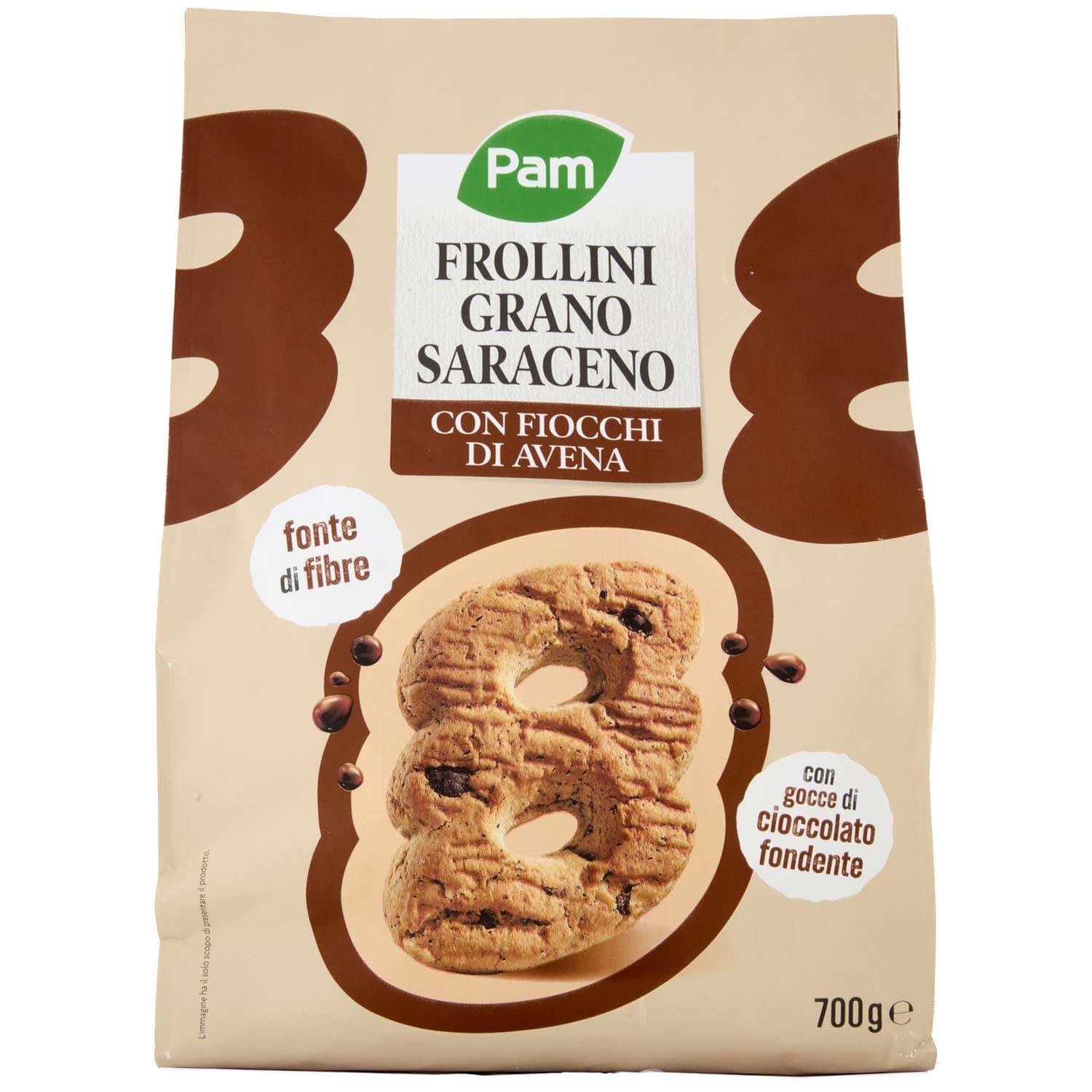 PAM Frollini Grano Saraceno con gocce di cioccolato fondente 700 g – immagine 3
