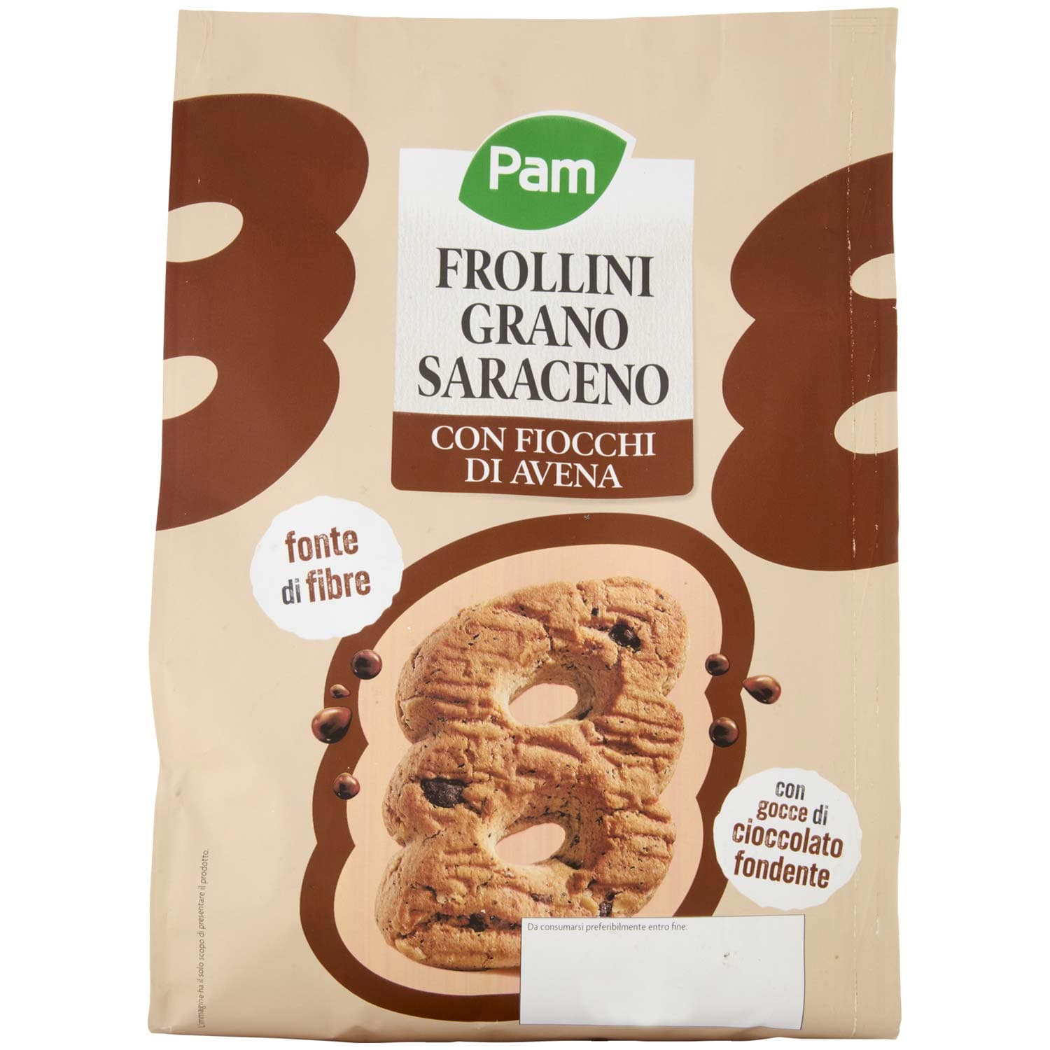 PAM Frollini Grano Saraceno con gocce di cioccolato fondente 700 g – immagine 5