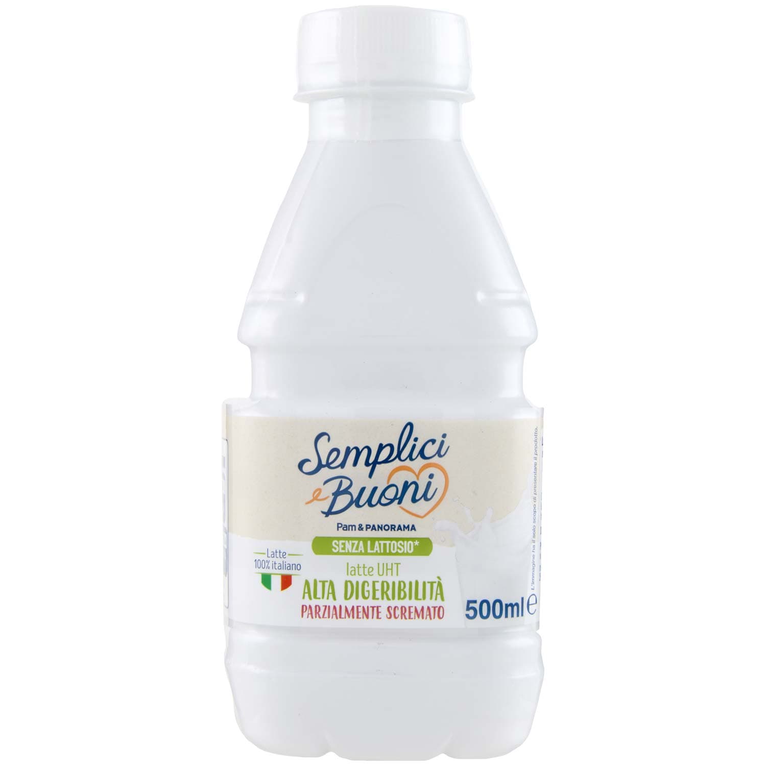SEMPLICI E BUONI Senza Lattosio latte UHT Alta Digeribilità Parzialmente Scremato 500 ml – immagine 3