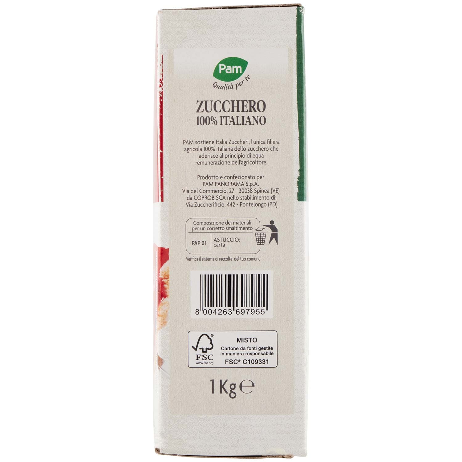PAM Qualità per te Zucchero Finissimo 1 kg – immagine 6