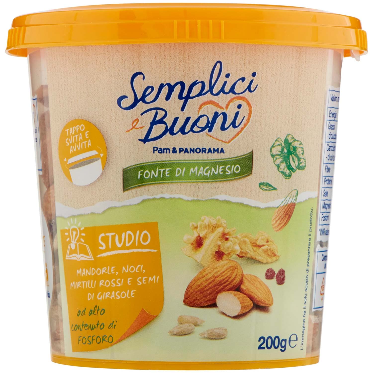 SEMPLICI E BUONI Fonte di Magnesio Mix Studio 200 g – immagine 3