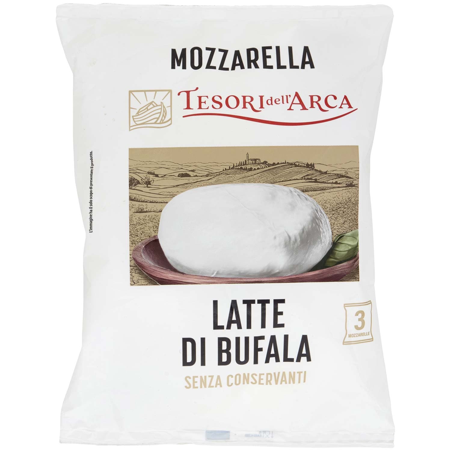 TESORI DELL'ARCA Mozzarella Latte di Bufala 3 x 100 g – immagine 3