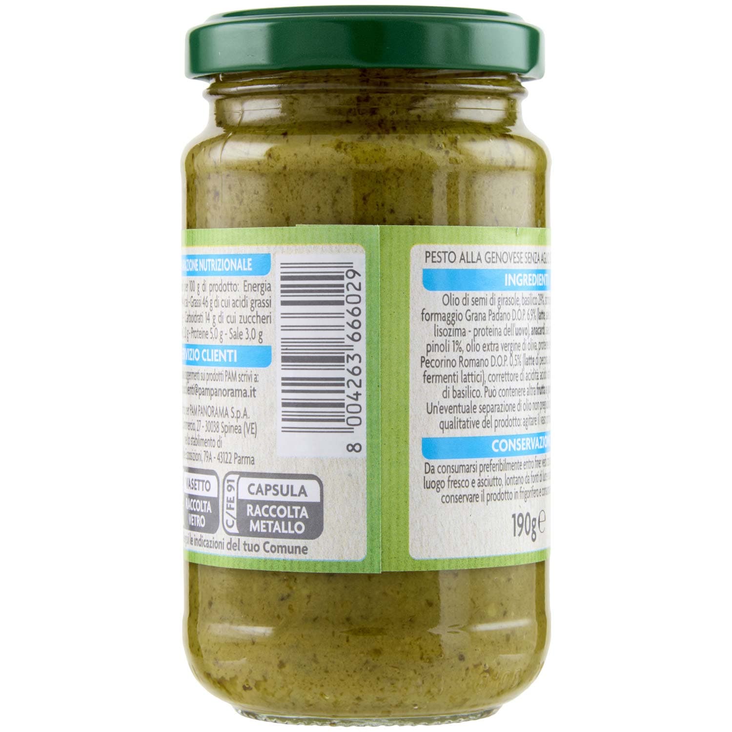 PAM Qualità per te Pesto alla Genovese senz'aglio 190 g – immagine 5
