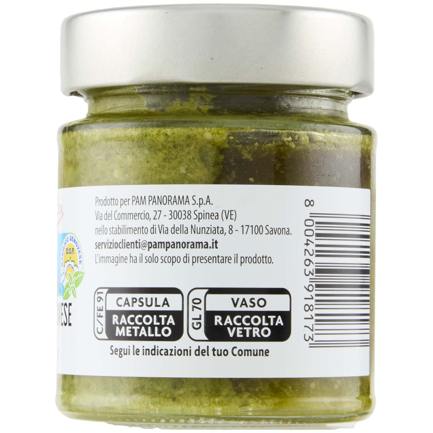 TESORI DELL'ARCA Pesto alla Genovese Senza Aglio 130 g – immagine 6