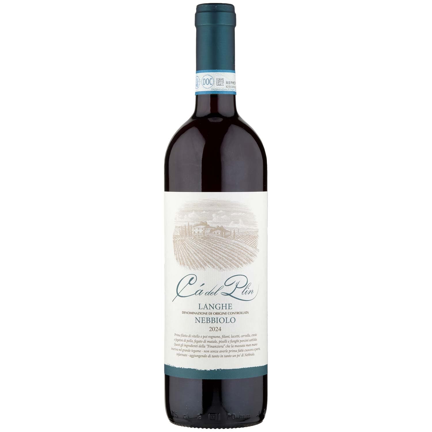 Cà del Plin Langhe DOC Nebbiolo 75 cl – immagine 3