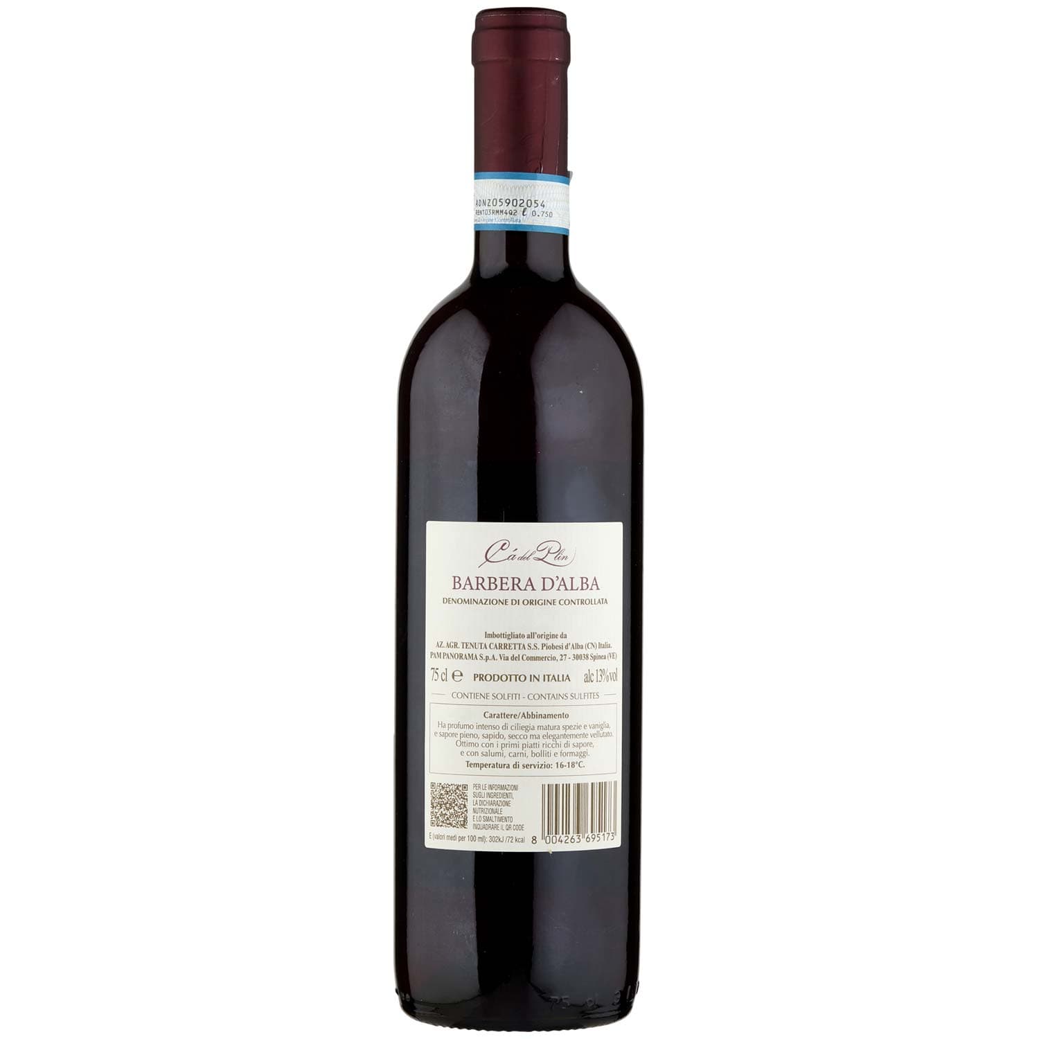 Cà del Plin Barbera d'Alba DOC 75 cl – immagine 5