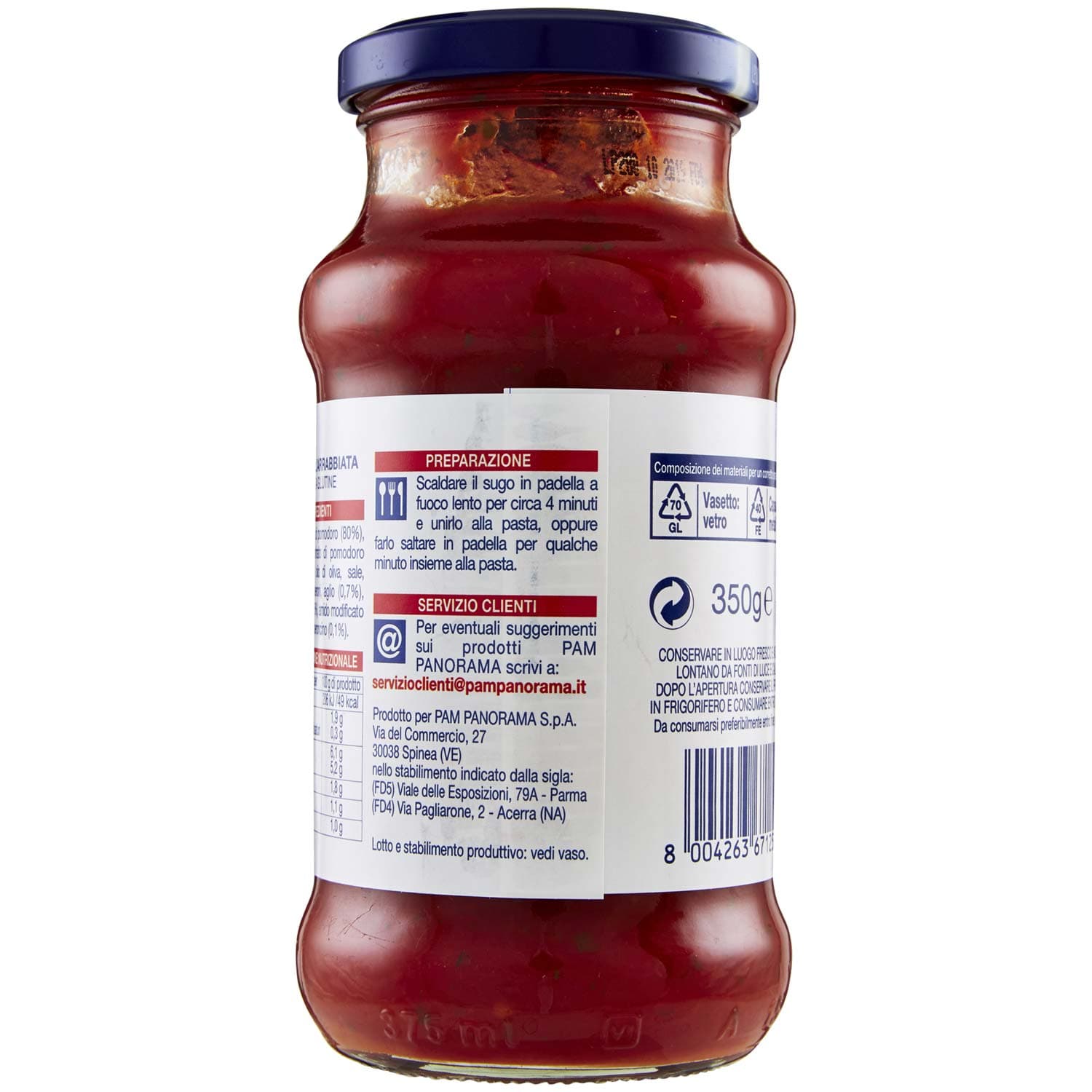 PAM PANORAMA Sugo all'arrabbiata 350 g – immagine 5