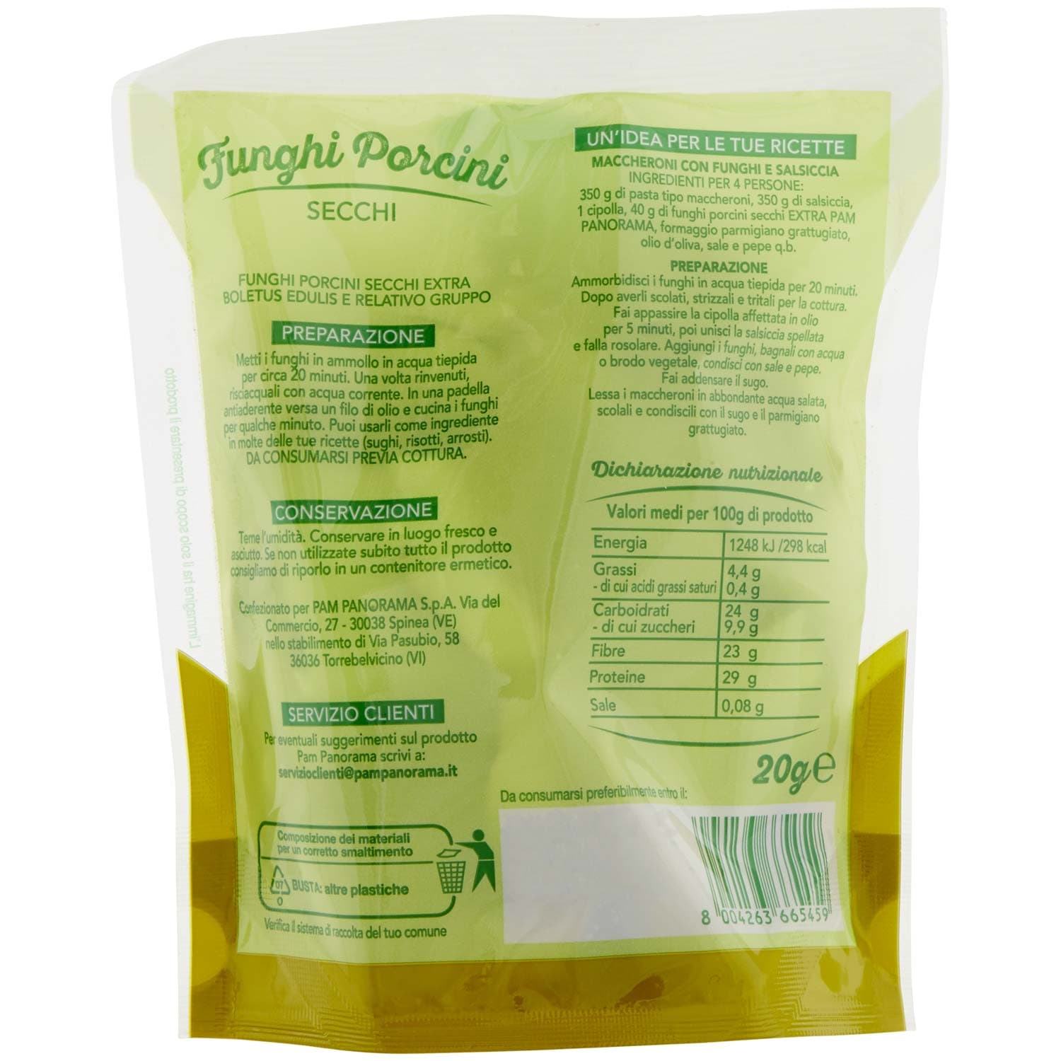 PAM Qualità per te Funghi Porcini Secchi extra 20 g – immagine 5