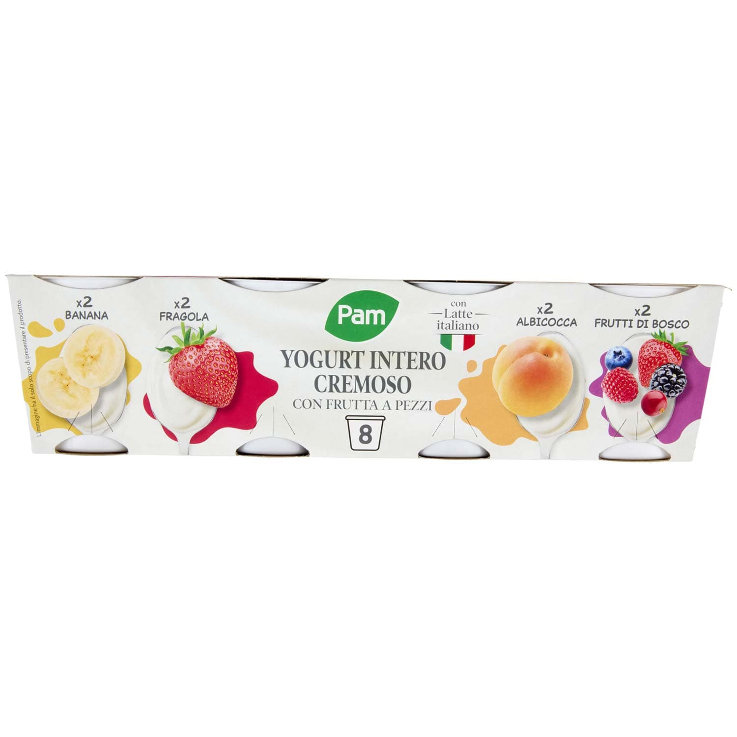 PAM Yogurt Intero Cremoso con Frutta in Pezzi 8 x 125 g – immagine 8