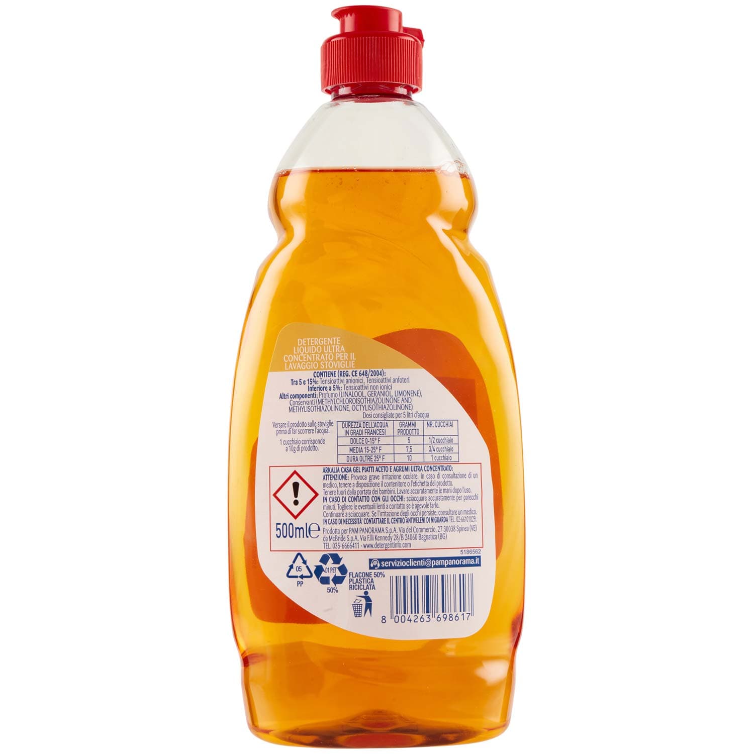 PAM PANORAMA Detersivo Piatti ultraconcentrato Profumo di Agrumi 500 ml – immagine 5