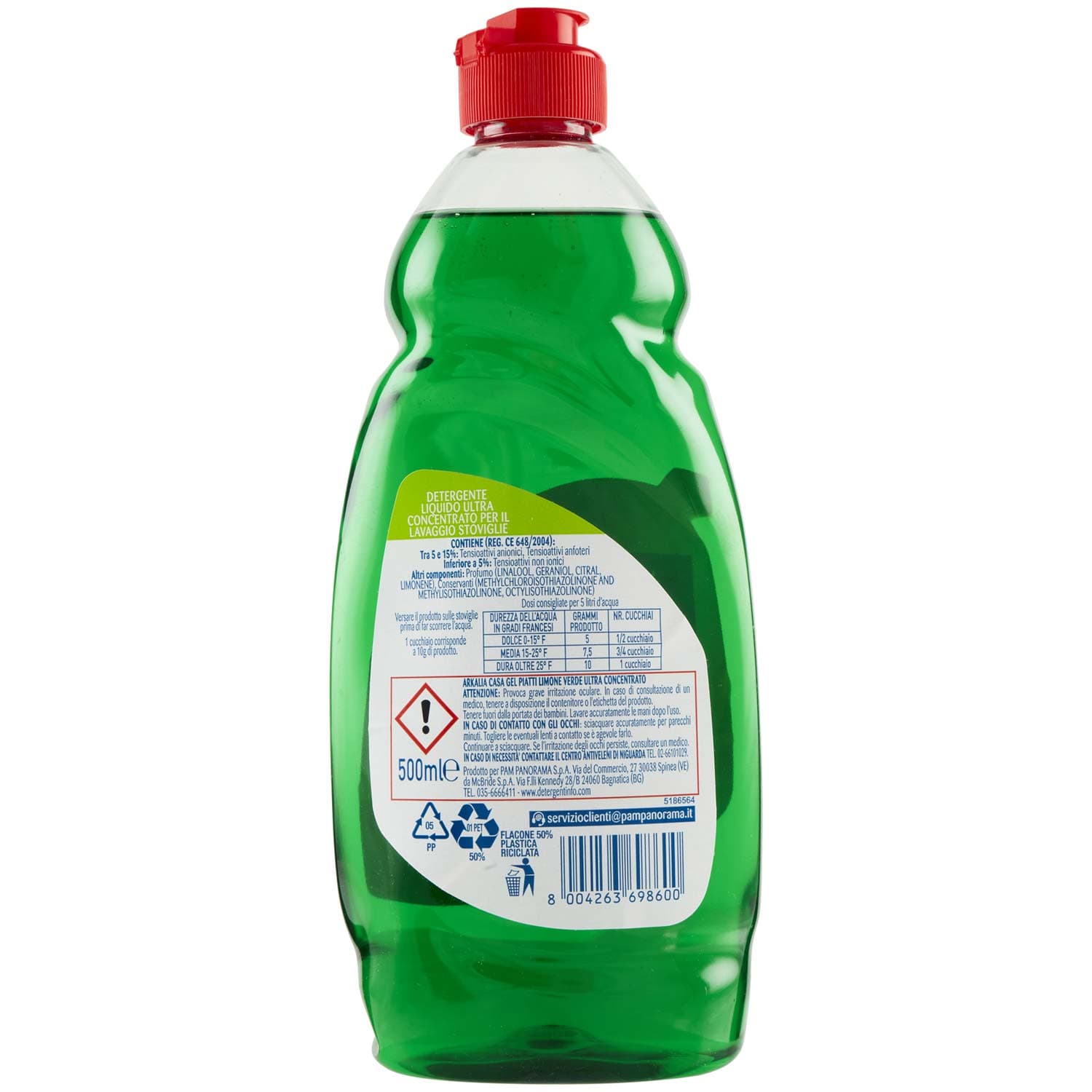 PAM PANORAMA Detersivo Piatti ultraconcentrato Profumo di Limone 500 ml – immagine 5