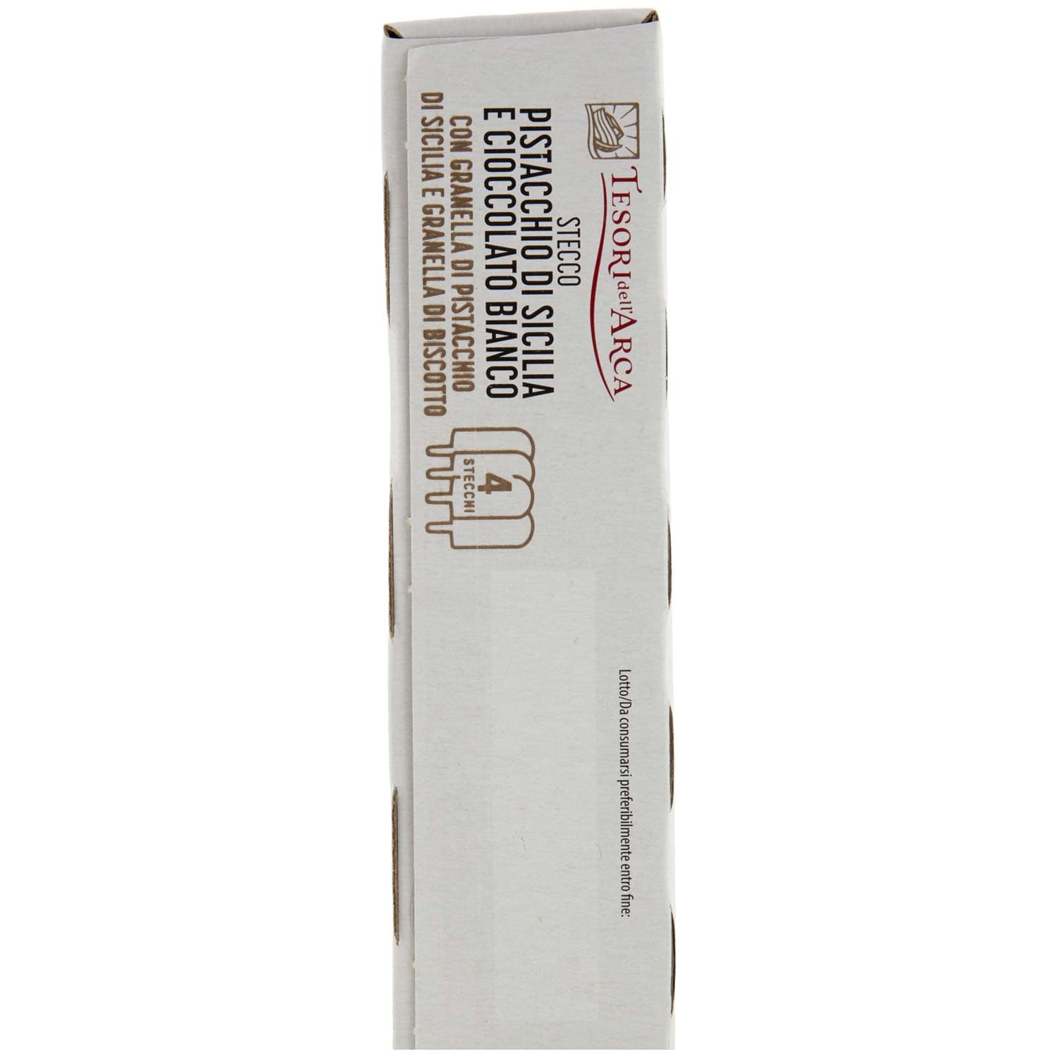 TESORI DELL'ARCA Stecco Pistacchio di Sicilia e Cioccolato Bianco 4 x 65 g – immagine 4
