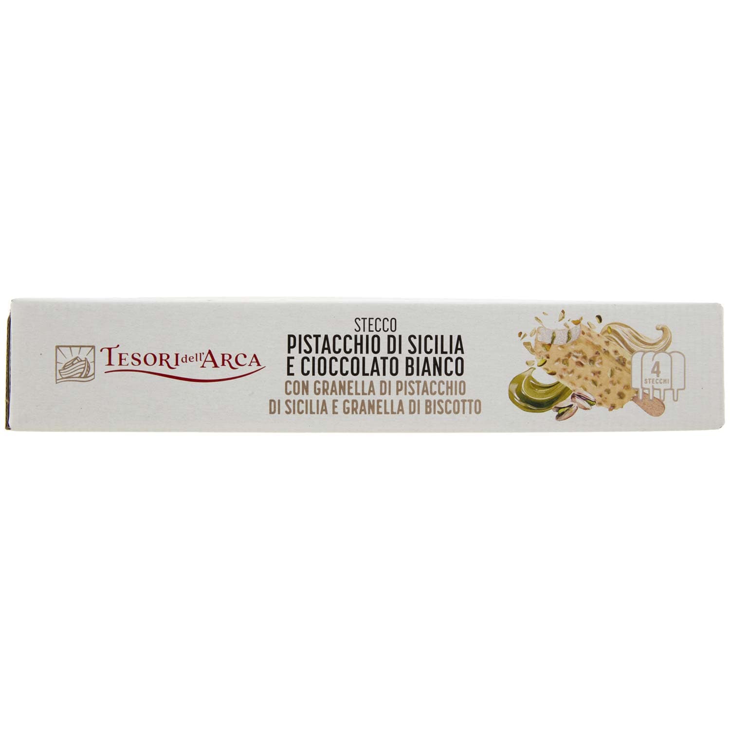 TESORI DELL'ARCA Stecco Pistacchio di Sicilia e Cioccolato Bianco 4 x 65 g – immagine 7