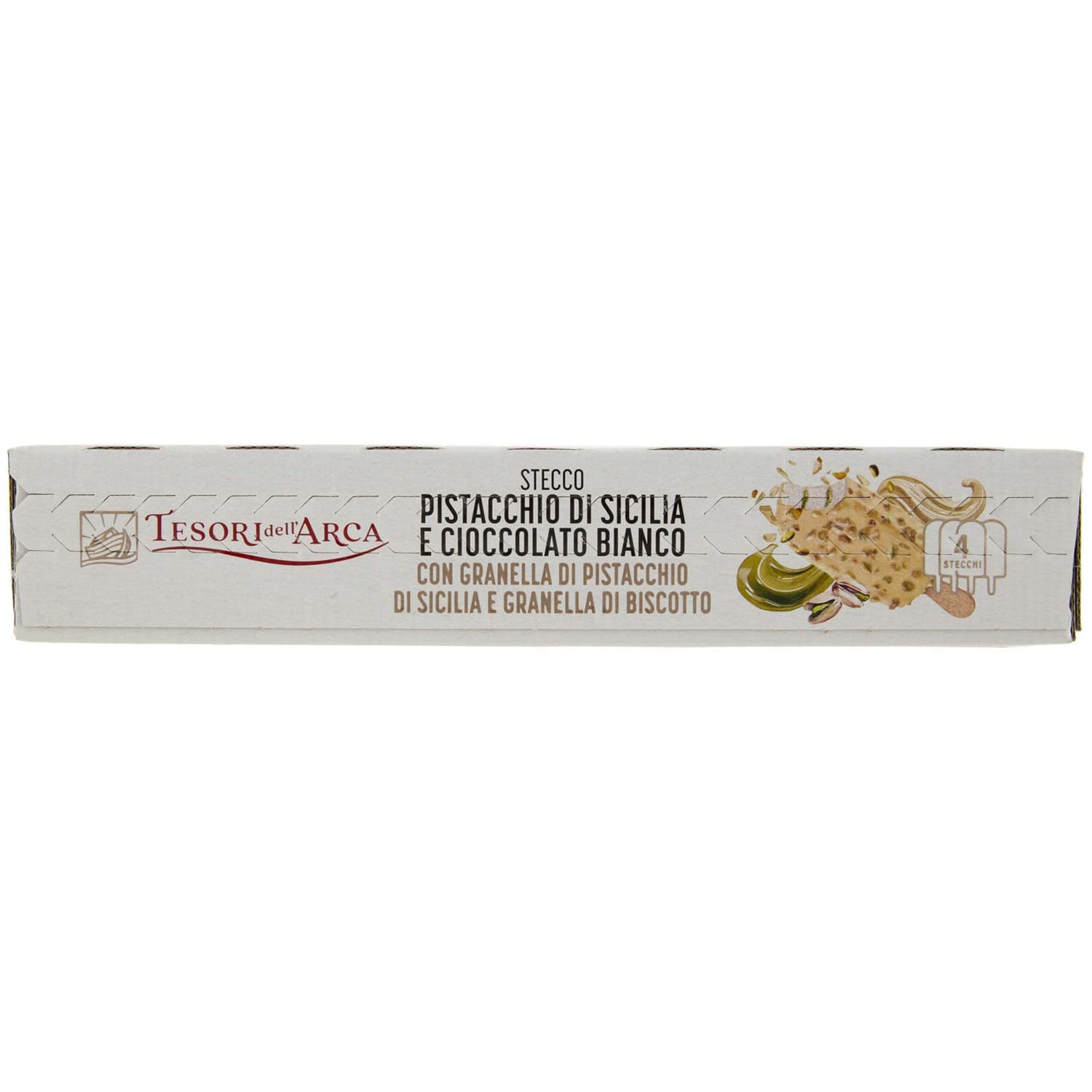 TESORI DELL'ARCA Stecco Pistacchio di Sicilia e Cioccolato Bianco 4 x 65 g – immagine 8