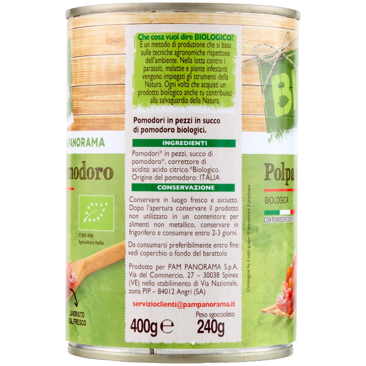 BIO Polpa di Pomodoro Biologica 400 g – immagine 4