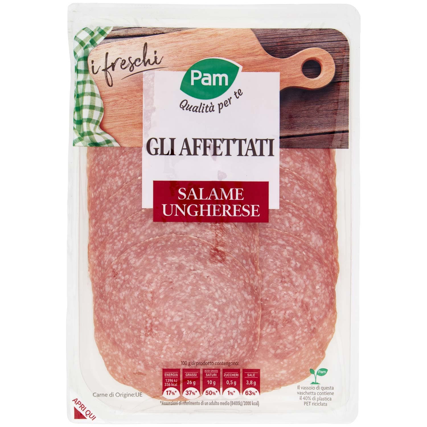 PAM Qualità per te gli Affettati Salame Ungherese 110 g – immagine 3
