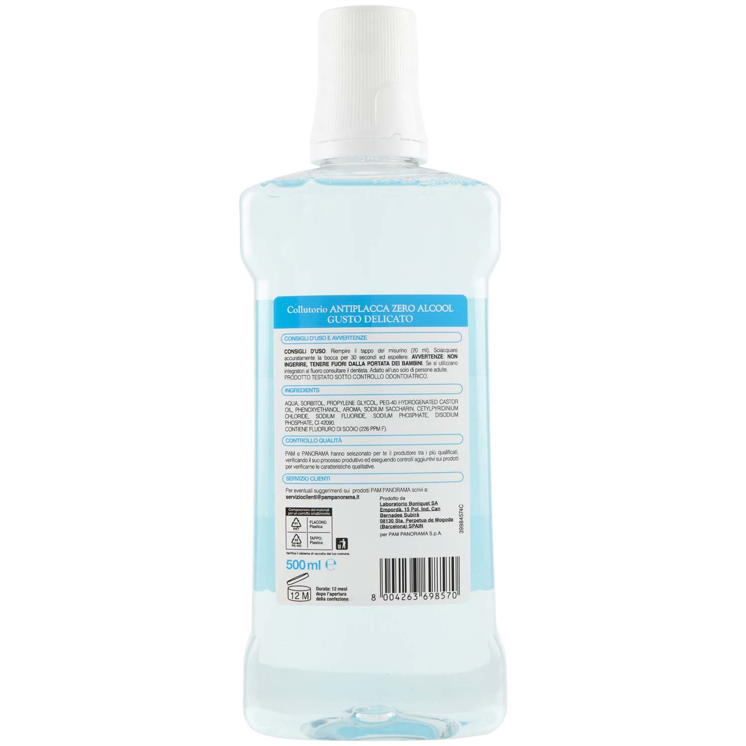 ARKALIA Collutorio Antiplacca Zero Alcool 500 ml – immagine 5