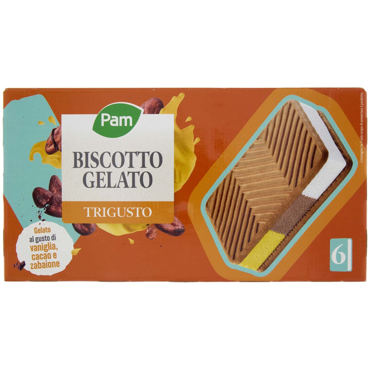 PAM Biscotto Gelato Trigusto 6 x 80 g – immagine 3