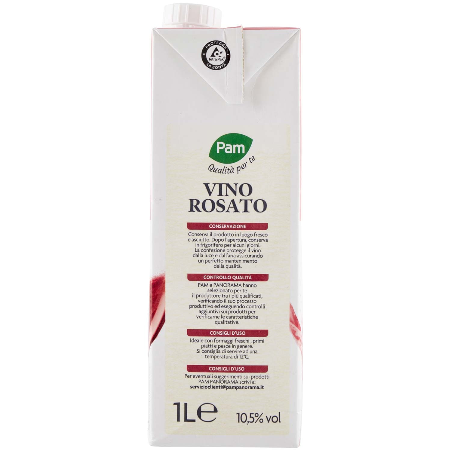 PAM Qualità per te Vino Rosato 1 L – immagine 6