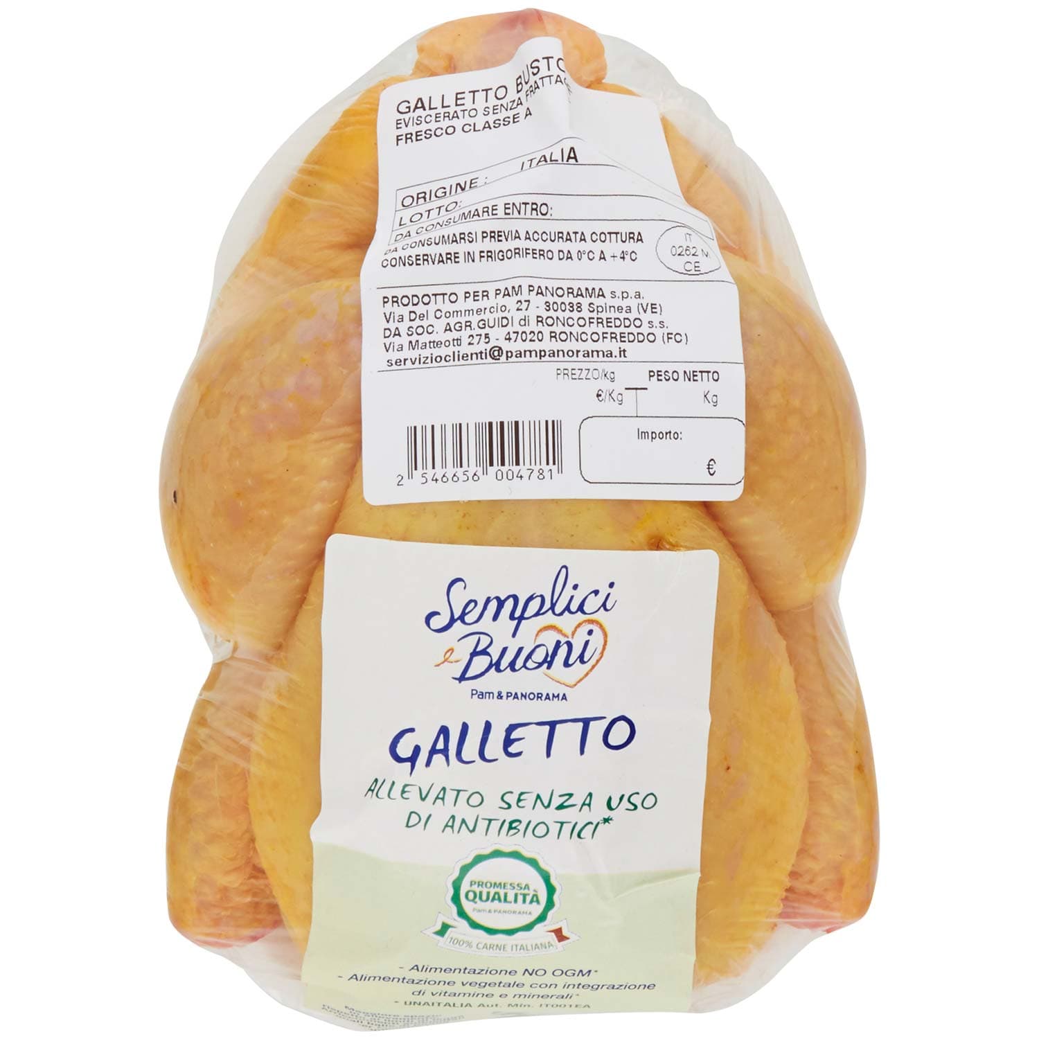 SEMPLICI E BUONI Senza Antibiotici Galletto Busto – immagine 3