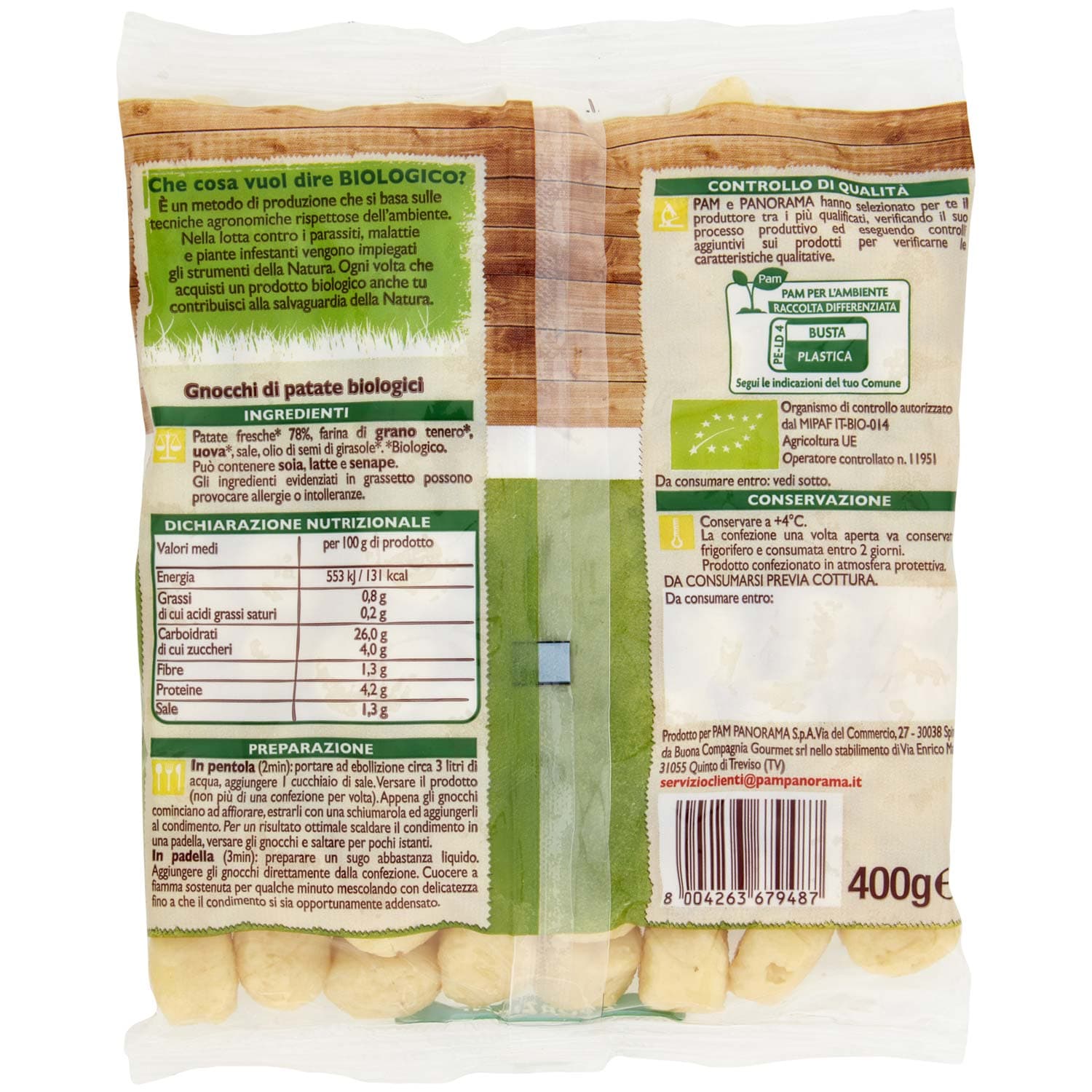 BIO Gnocchi di patate 400 g – immagine 5