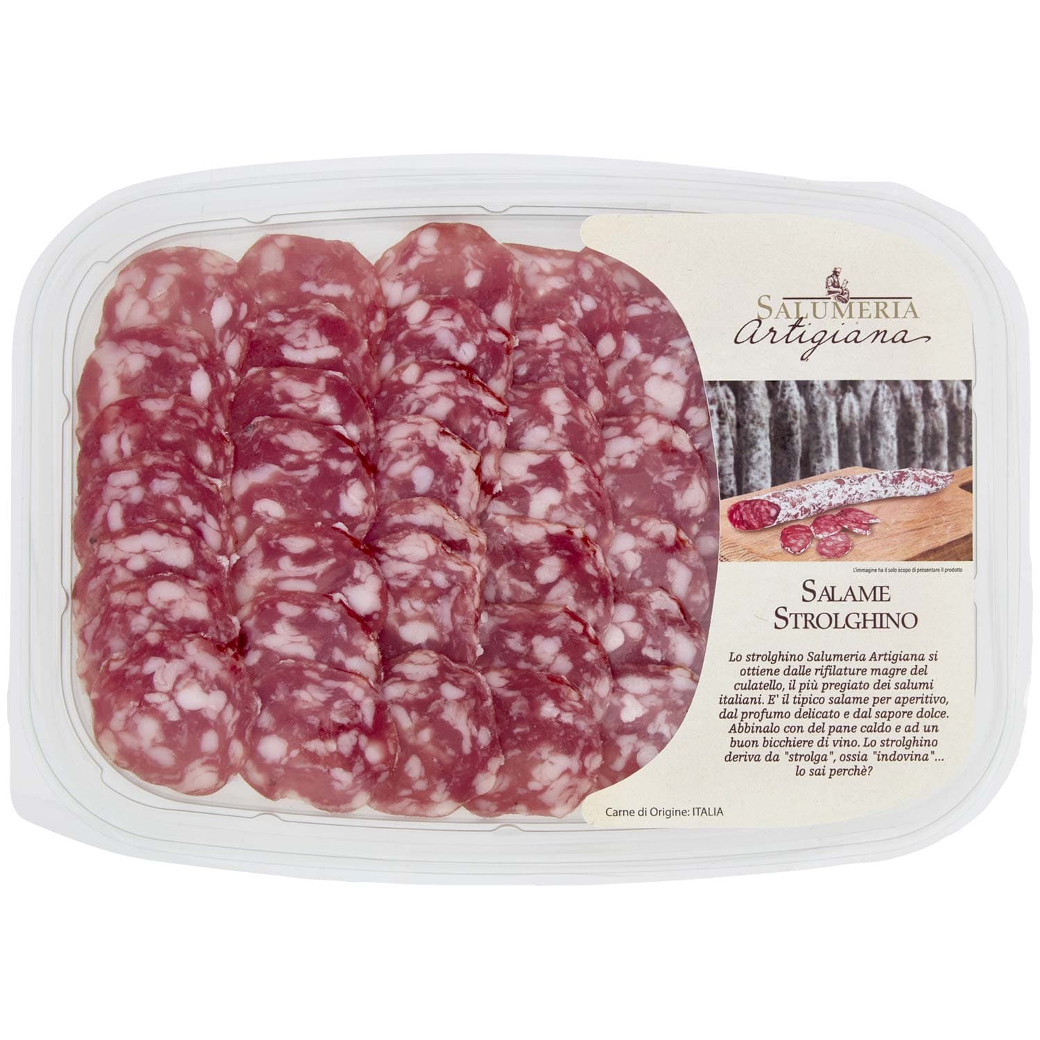 SALUMERIA ARTIGIANA Salame Strolghino 80 g – immagine 3