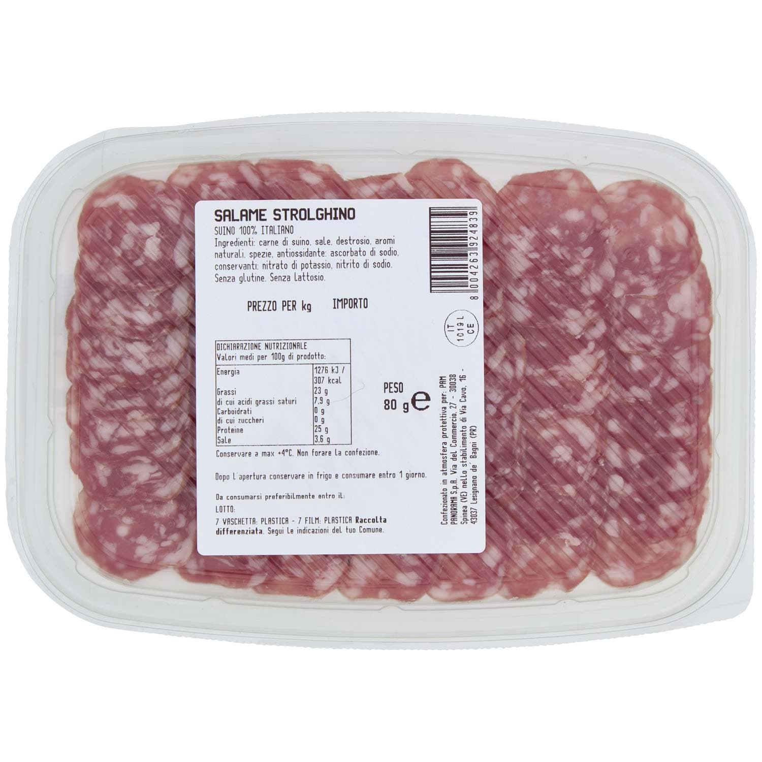 SALUMERIA ARTIGIANA Salame Strolghino 80 g – immagine 5