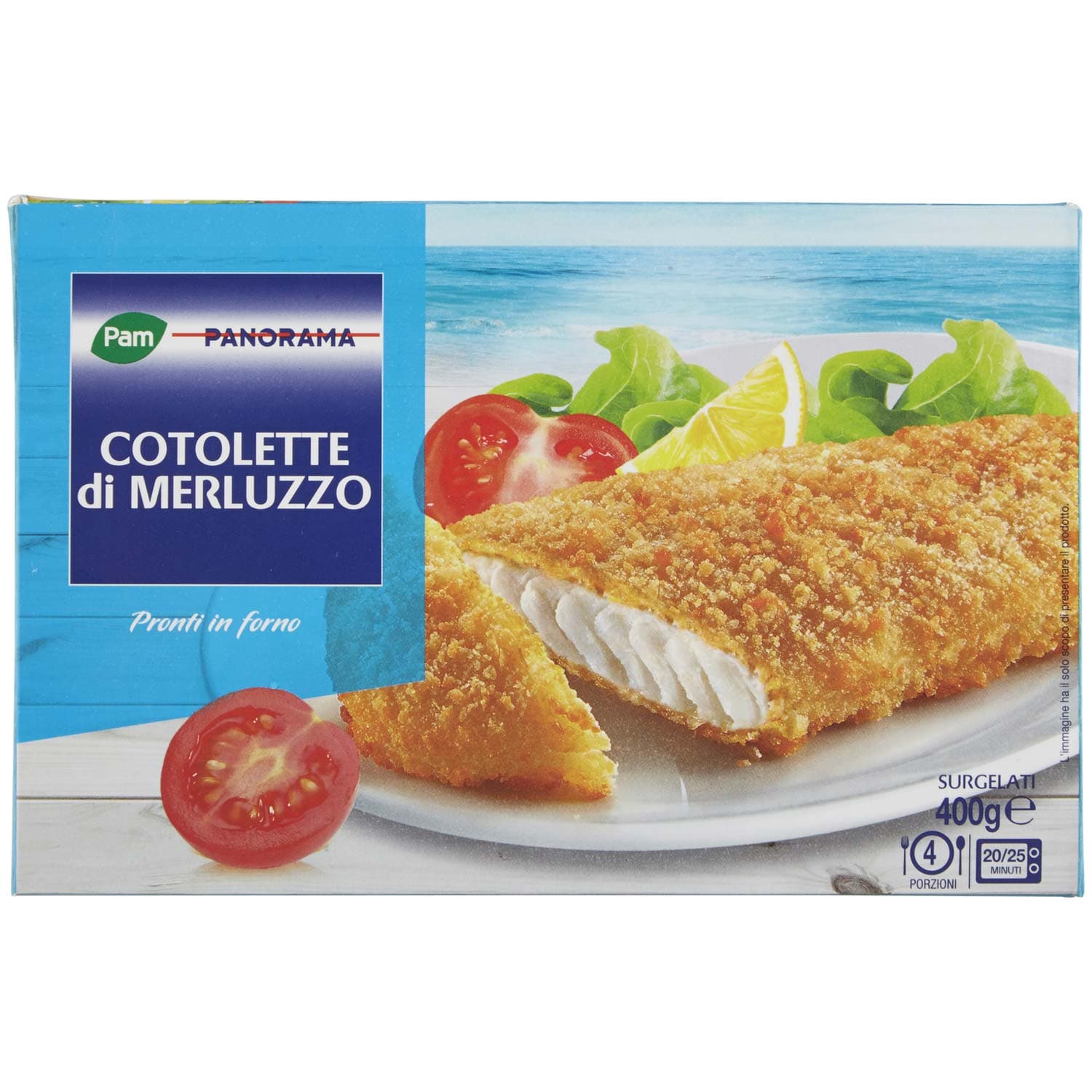 PAM PANORAMA Cotolette di Merluzzo Surgelate 400 g – immagine 3