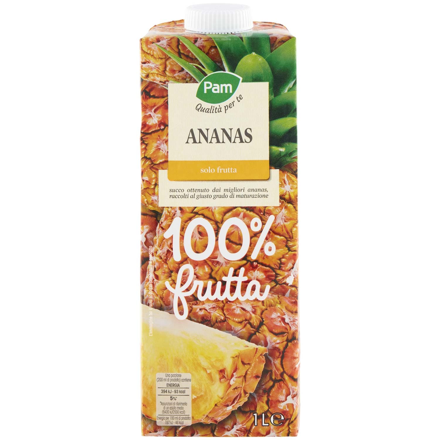 PAM Qualità per te Succo di Ananas 1 L – immagine 3