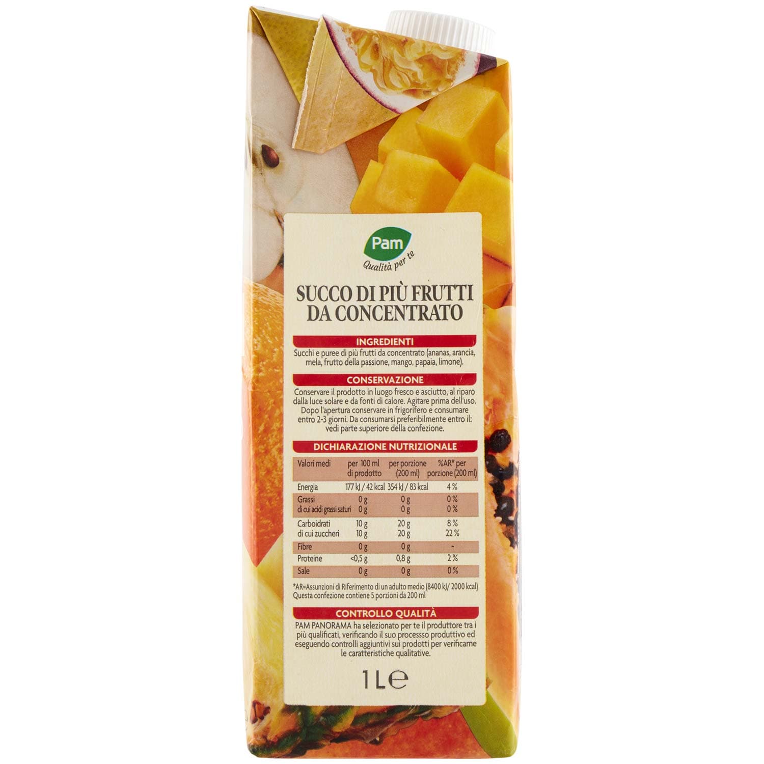 PAM Qualità per te Succo Tropical 1 L – immagine 4