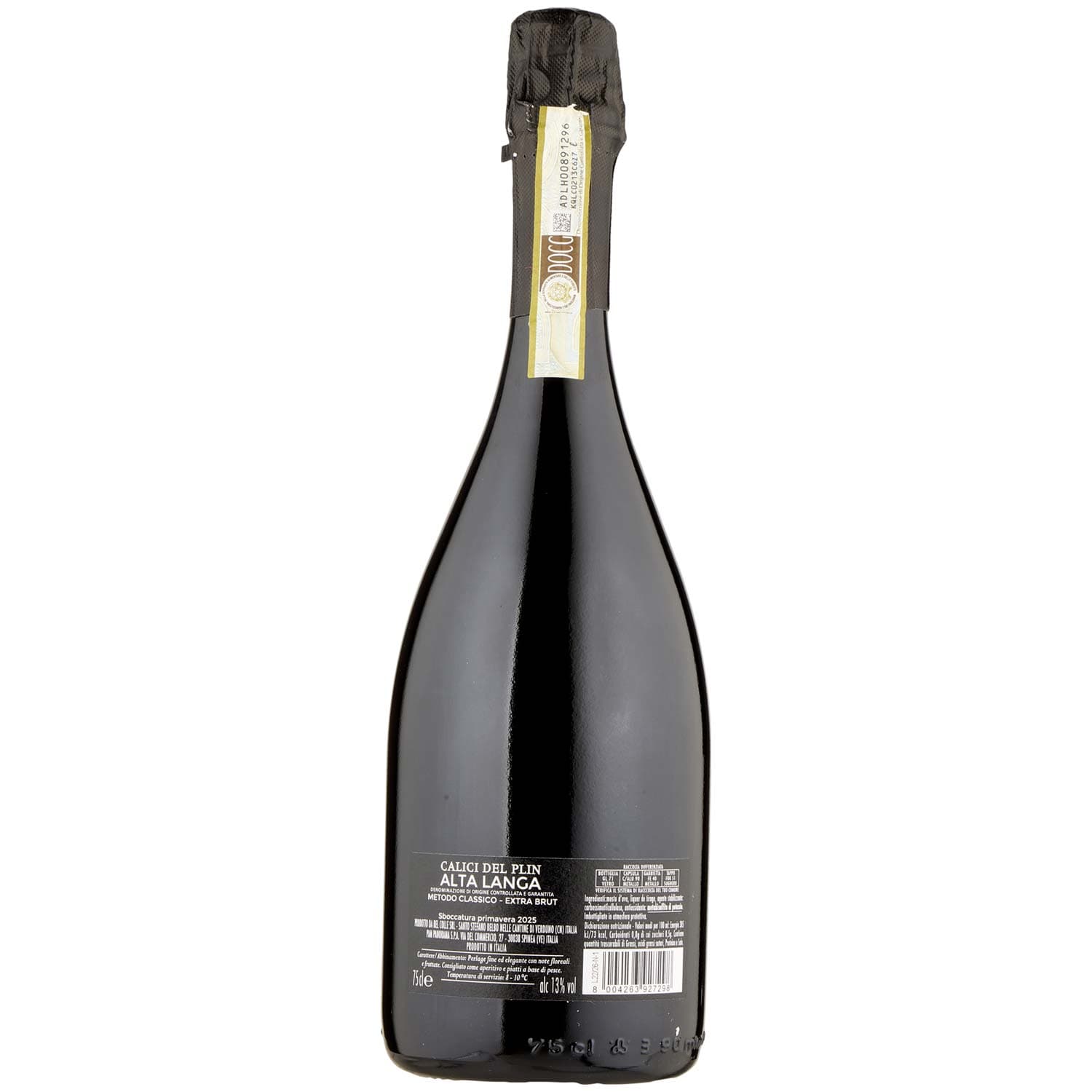 Calici del Plin Alta Langa D.O.C.G Metodo Classico Extra Brut 75 cl – immagine 5