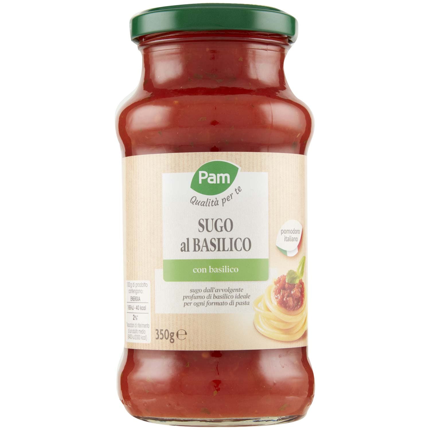 PAM Qualità per te Sugo al basilico 350 g – immagine 3