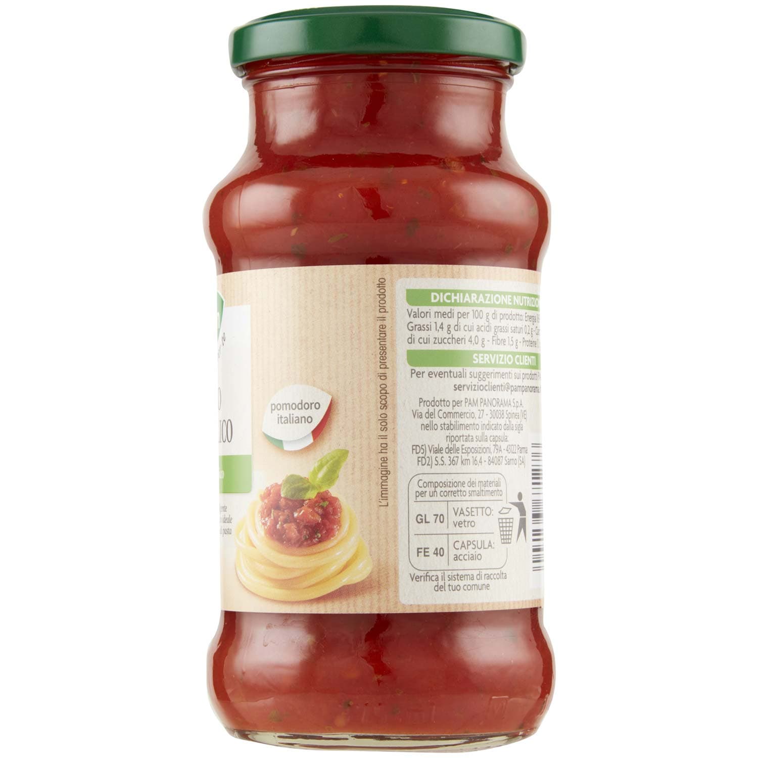 PAM Qualità per te Sugo al basilico 350 g – immagine 6
