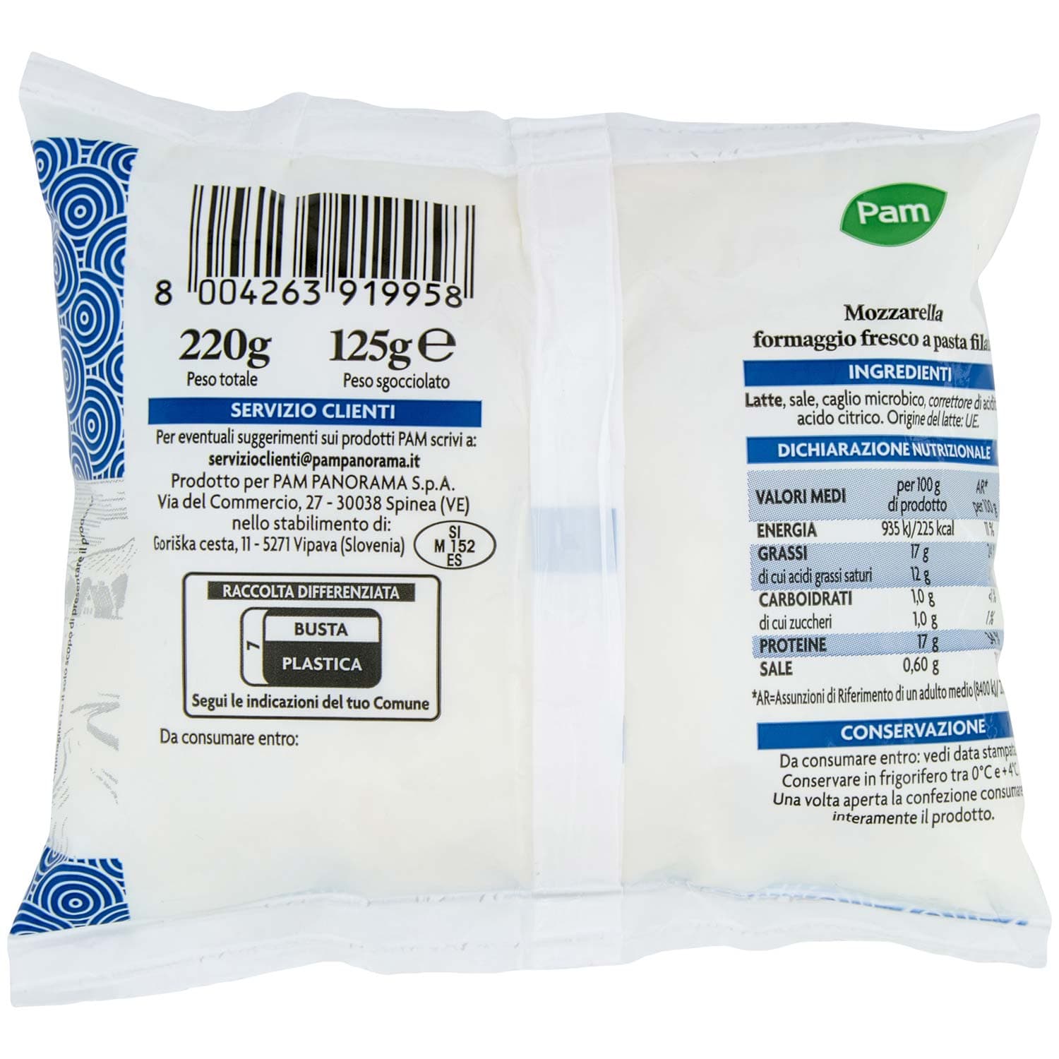 PAM Mozzarella 125 g – immagine 5