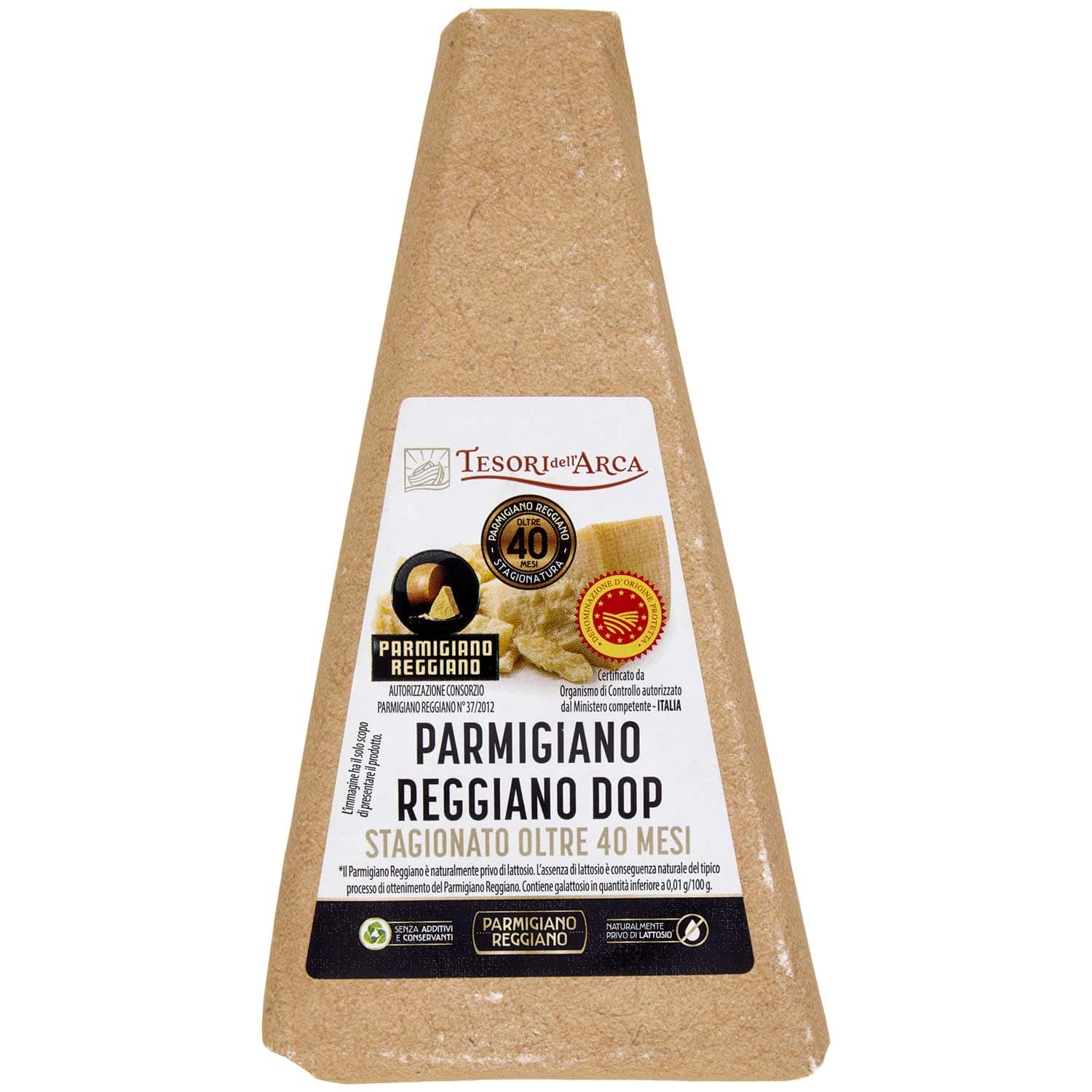 TESORI DELL'ARCA Parmigiano Reggiano DOP Stagionato Oltre 40 Mesi 0,300 Kg – immagine 3