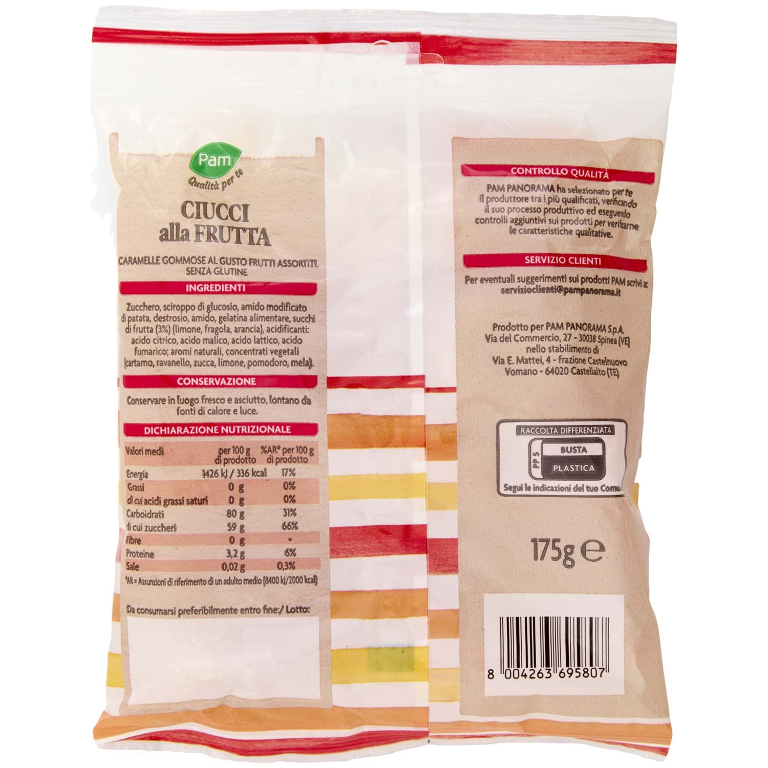 PAM Qualità per te Ciucci alla Frutta 175 g – immagine 5