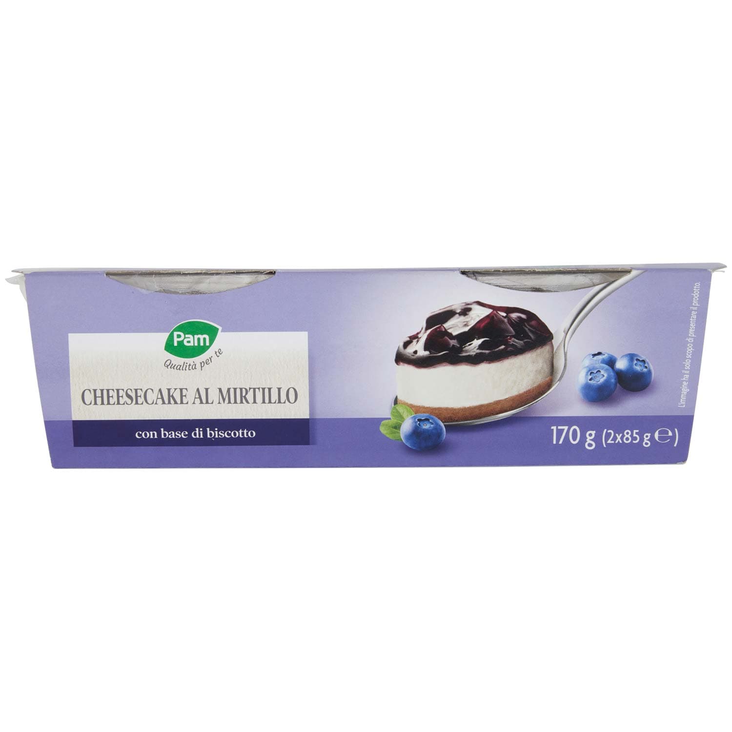 PAM Qualità per te Cheesecake al Mirtillo 2 x 85 g – immagine 7